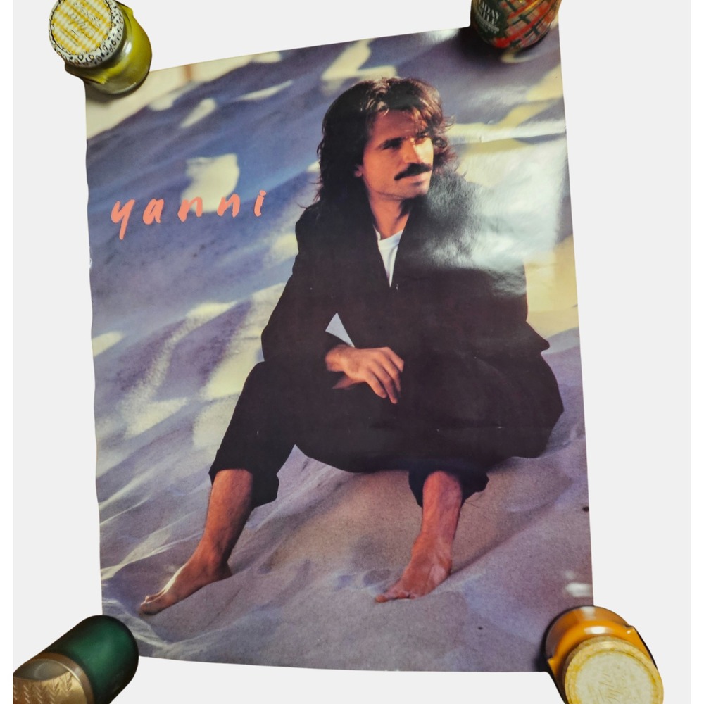 Yanni Reflections of Passion 24x30 Promo‎ Poster Vintage 1990s Private Music